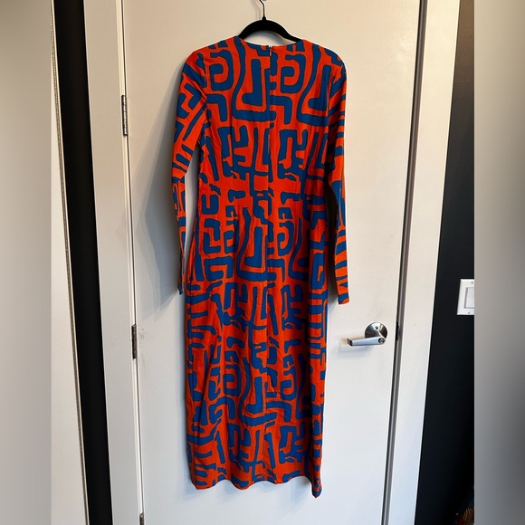 D’Iyanu Chidima African Print Stretch Midi Dress - Picture 8 of 8